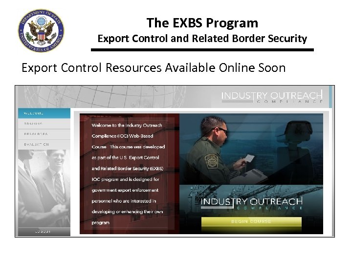 The EXBS Program Export Control and Related Border Security Export Control Resources Available Online