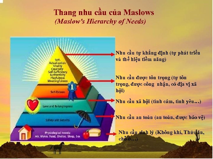 Thang nhu cầu của Maslows (Maslow's Hierarchy of Needs) Nhu cầu tự khẳng định