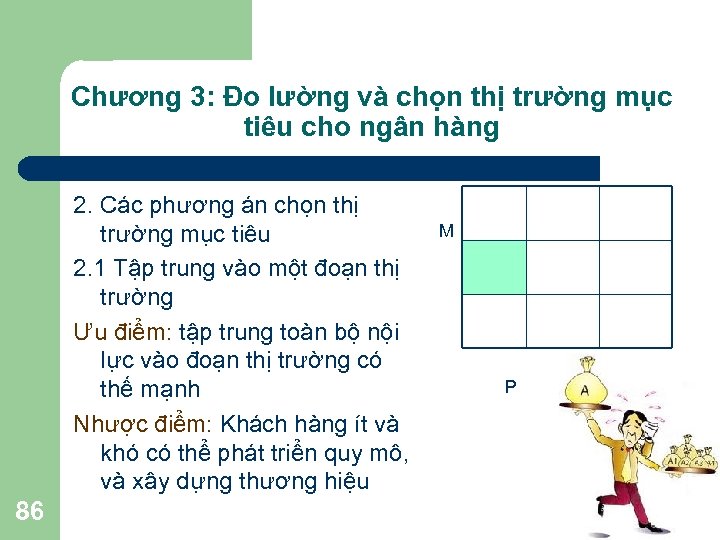 Chương 3: Đo lường và chọn thị trường mục tiêu cho ngân hàng 2.