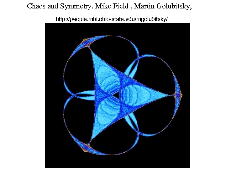 Chaos and Symmetry. Mike Field , Martin Golubitsky, http: //people. mbi. ohio-state. edu/mgolubitsky/ 