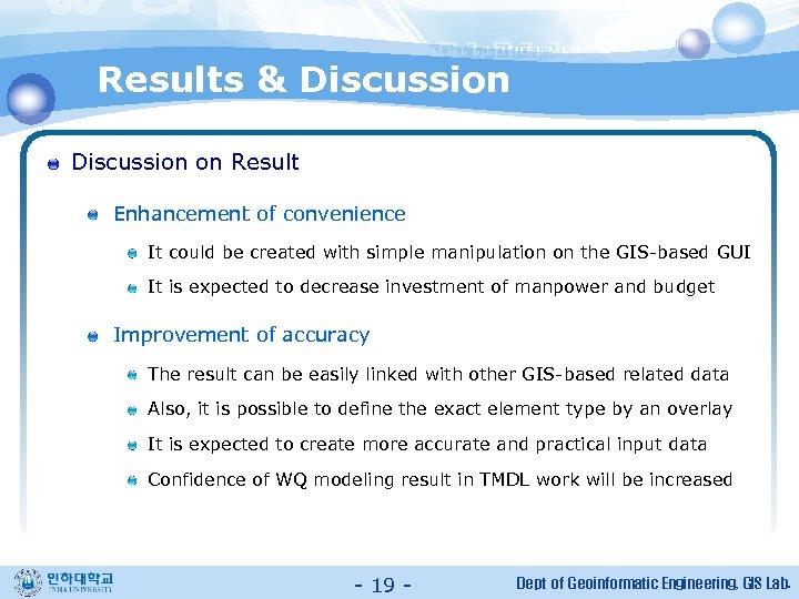 Results & Discussion on Result Enhancement of convenience It could be created with simple