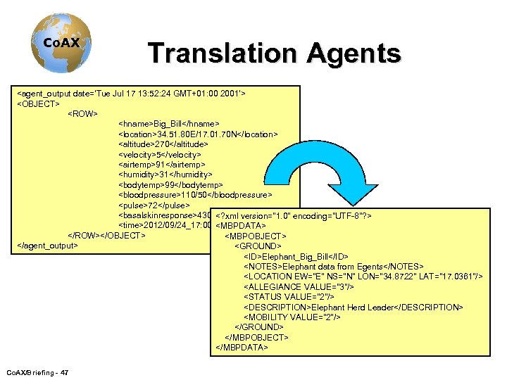 Co. AX Translation Agents <agent_output date='Tue Jul 17 13: 52: 24 GMT+01: 00 2001'>