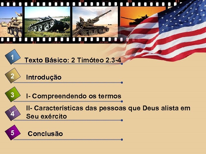 1 Texto Básico: 2 Timóteo 2. 3 -4 2 Introdução 3 I- Compreendendo os