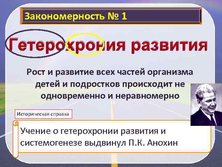 Основные закономерности роста и развития человека презентация