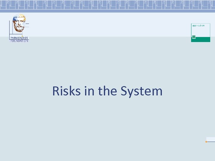 Risks in the System 