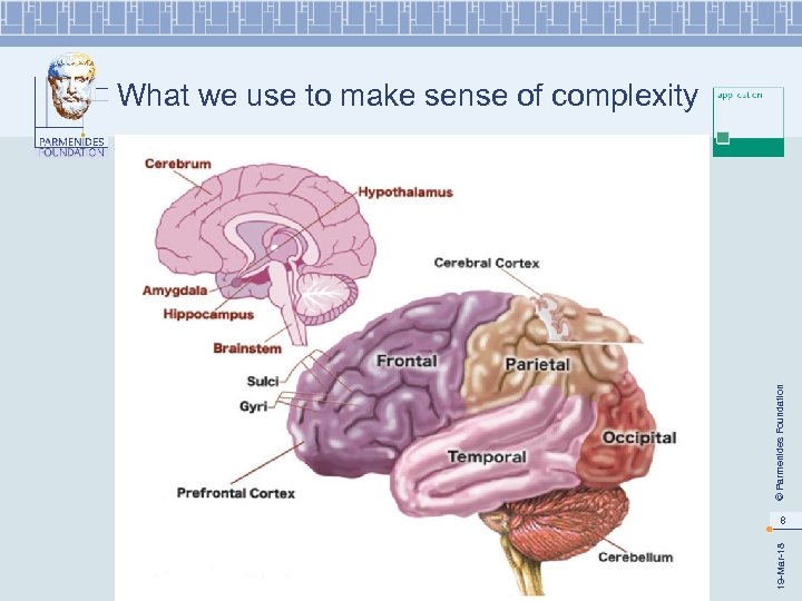 © Parmenides Foundation What we use to make sense of complexity 19 -Mar-18 8