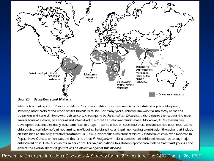 Preventing Emerging Infectious Diseases: A Strategy for the 21 st century. The CDC Plan,