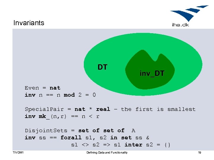 Invariants DT inv_DT Even = nat inv n == n mod 2 = 0