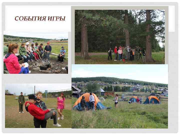 СОБЫТИЯ ИГРЫ 