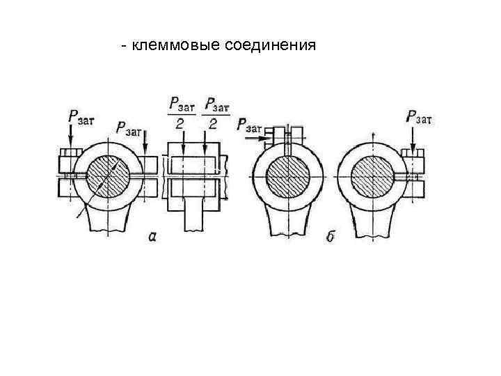 - клеммовые соединения 