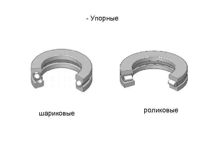 - Упорные шариковые роликовые 