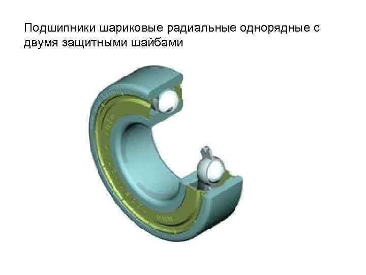 Подшипники шариковые радиальные однорядные с двумя защитными шайбами 