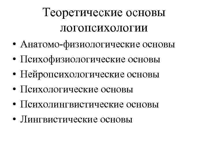 Схема связь логопсихологии с другими науками