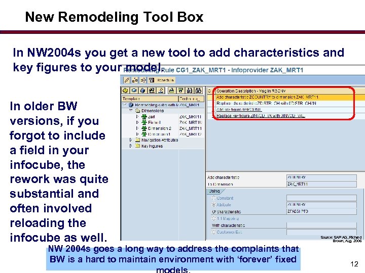 New Remodeling Tool Box In NW 2004 s you get a new tool to