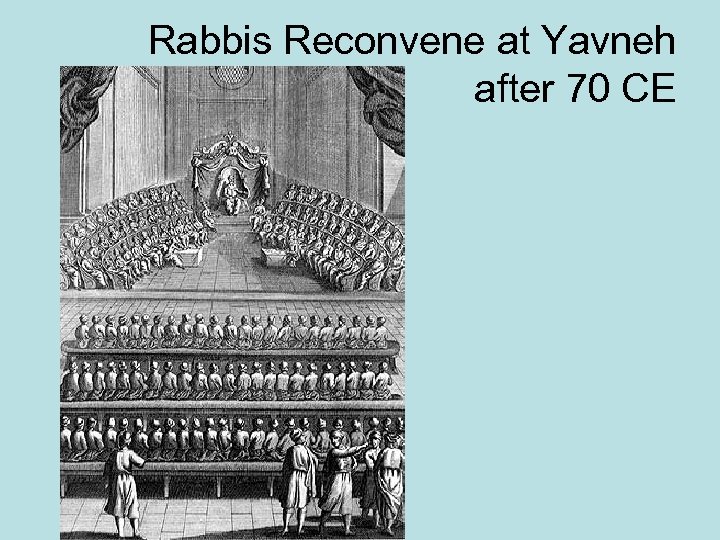 Rabbis Reconvene at Yavneh after 70 CE 