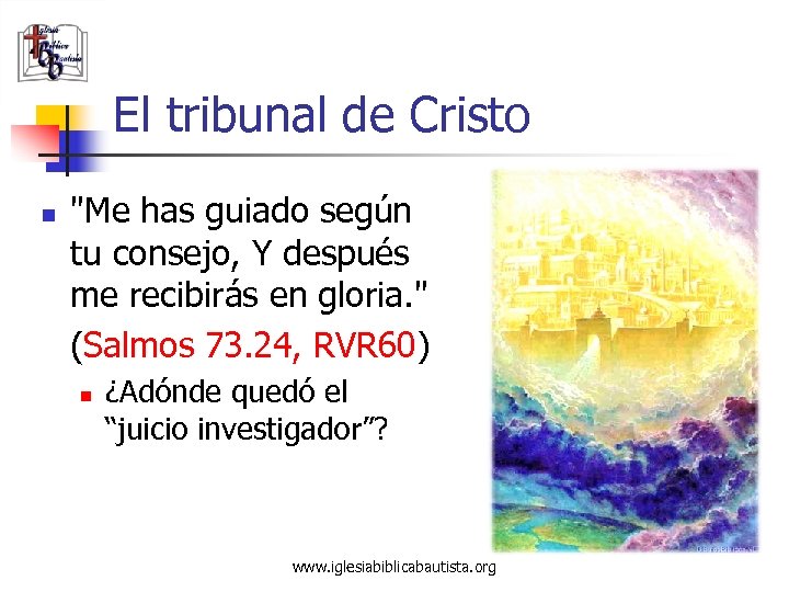 El tribunal de Cristo n 