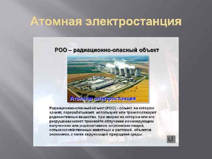 Атомная электростанция 