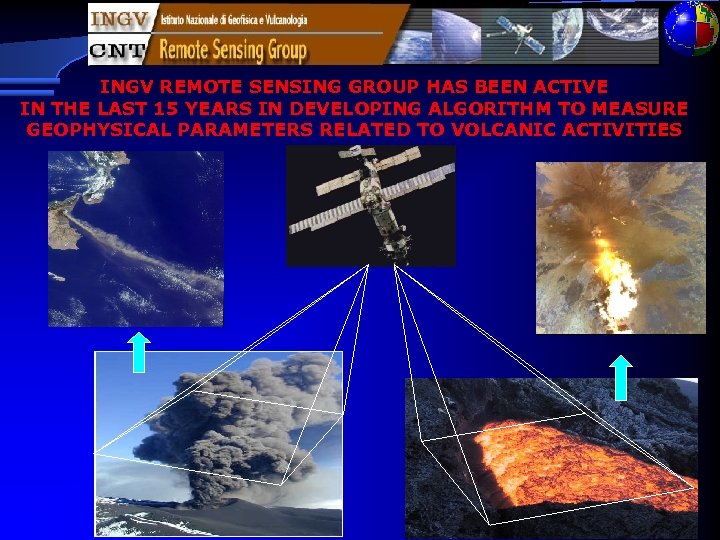 ISTITUTO NAZIONALE DI GEOFISICA E VULCANOLOGIA INGV REMOTE SENSING GROUP HAS BEEN ACTIVE IN