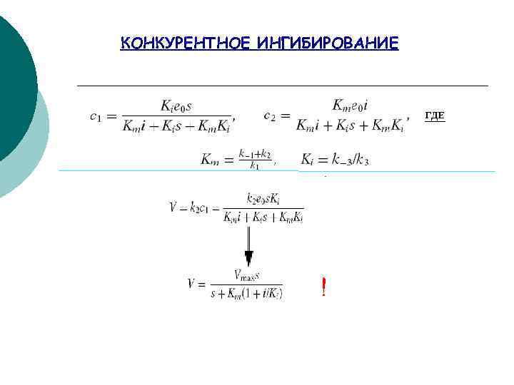 КОНКУРЕНТНОЕ ИНГИБИРОВАНИЕ 