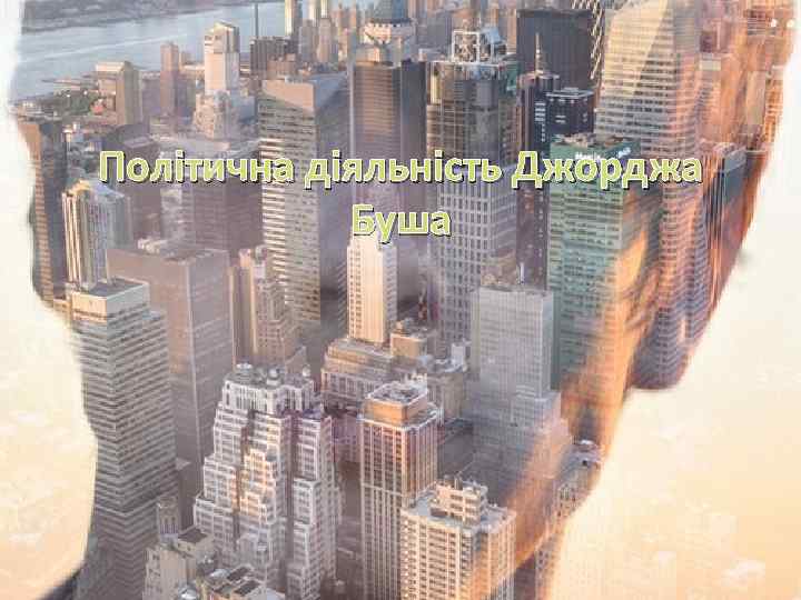 Політична діяльність Джорджа Буша 