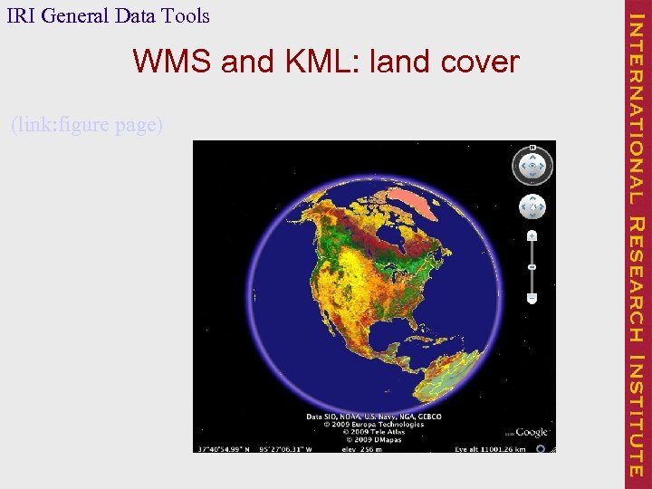 IRI General Data Tools WMS and KML: land cover (link: figure page) 
