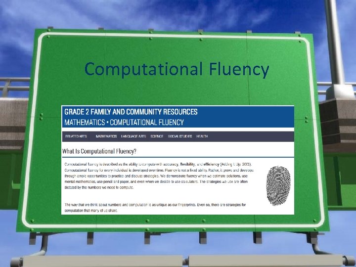 Computational Fluency 