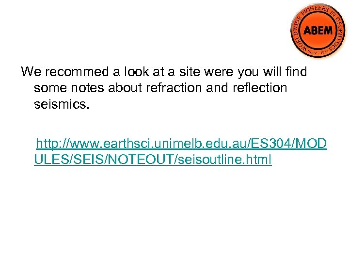 We recommed a look at a site were you will find some notes about