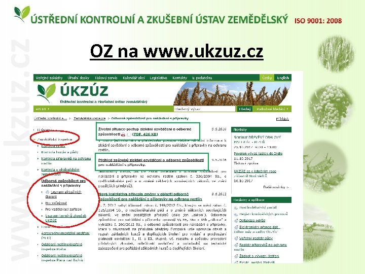 OZ na www. ukzuz. cz 