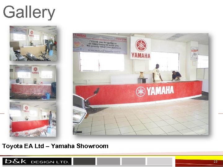 Gallery Toyota EA Ltd – Yamaha Showroom 23 