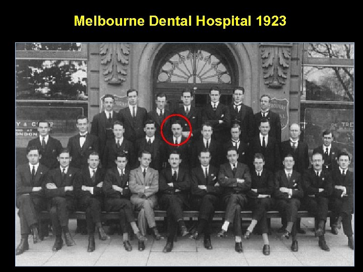 Melbourne Dental Hospital 1923 