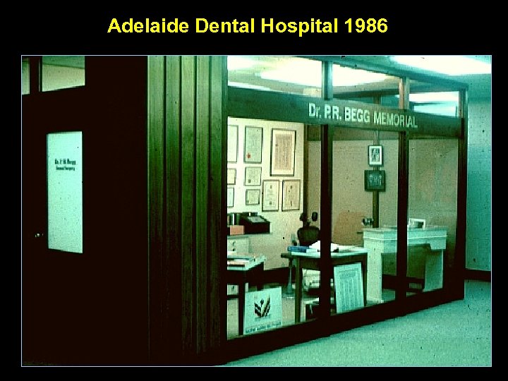 Adelaide Dental Hospital 1986 