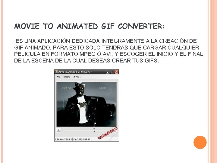 MOVIE TO ANIMATED GIF CONVERTER: ES UNA APLICACIÓN DEDICADA ÍNTEGRAMENTE A LA CREACIÓN DE