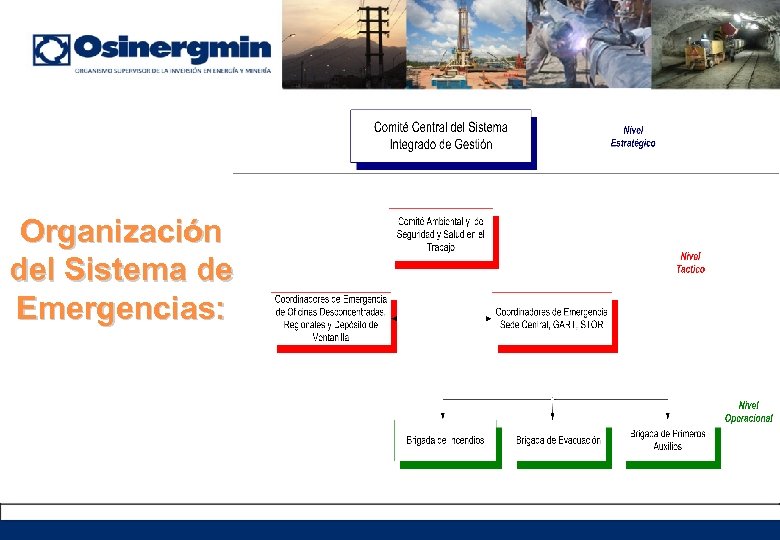 Organización del Sistema de Emergencias: 