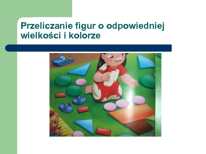 Przeliczanie figur o odpowiedniej wielkości i kolorze 