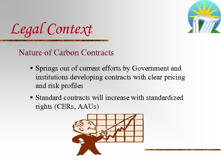 Legal Context Nature of Carbon Contracts § Springs out of current efforts by Government