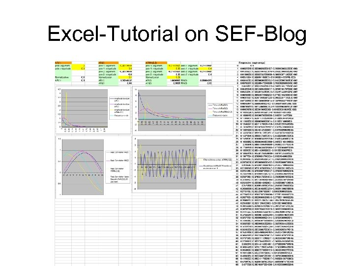 Excel-Tutorial on SEF-Blog 