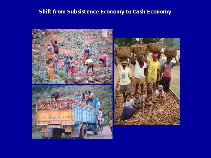 Shift from Subsistence Economy to Cash Economy 