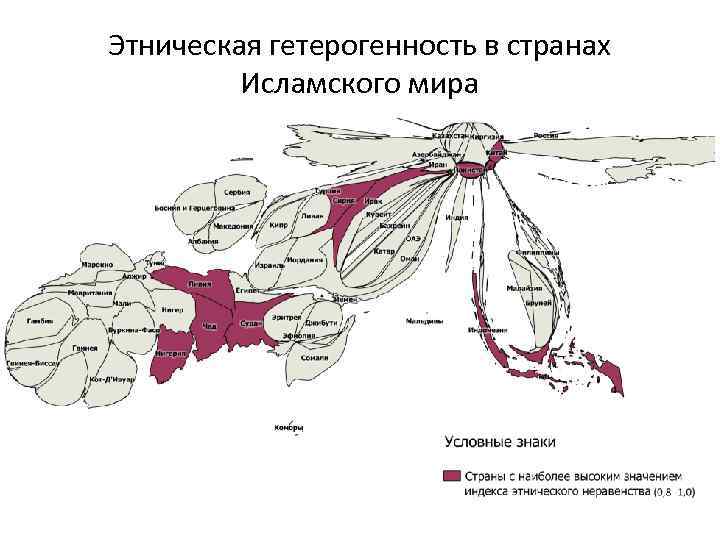 Этническая гетерогенность в странах Исламского мира 