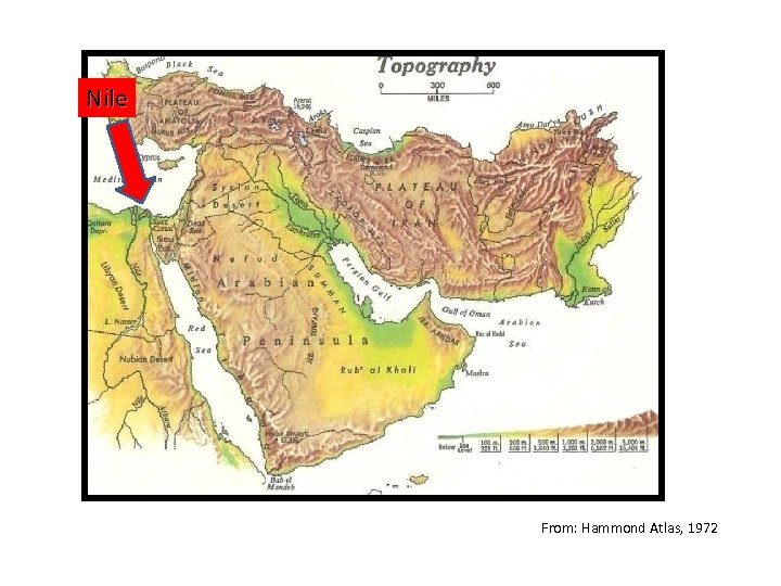 Nile From: Hammond Atlas, 1972 
