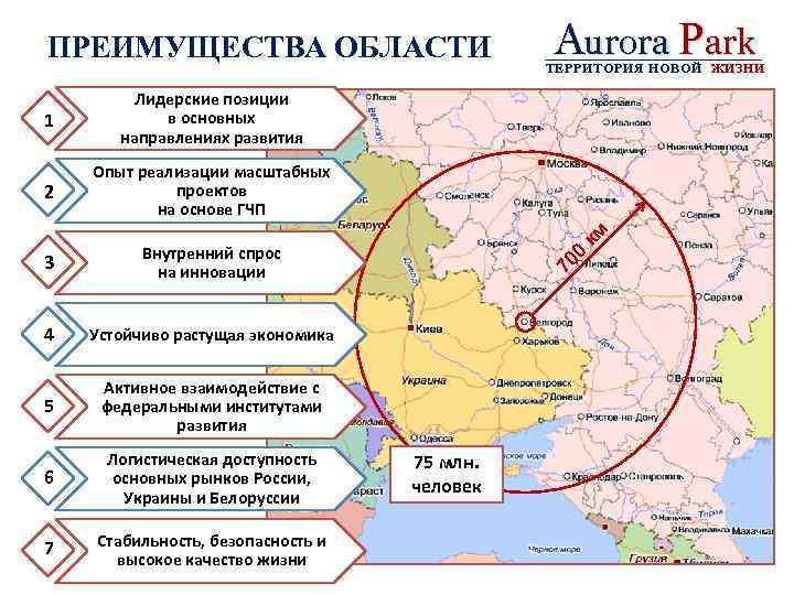 ПРЕИМУЩЕСТВА ОБЛАСТИ Опыт реализации масштабных проектов на основе ГЧП 3 Внутренний спрос на инновации