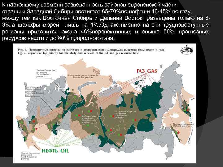 Карта ресурсов россии