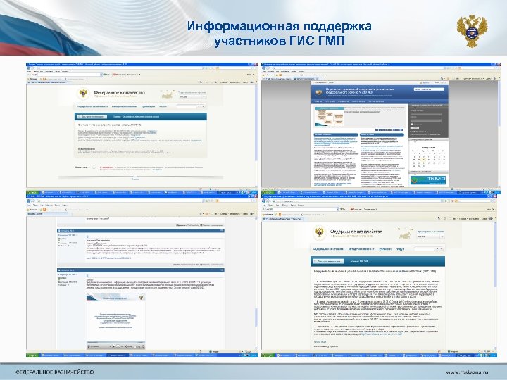 Информационная поддержка участников ГИС ГМП 