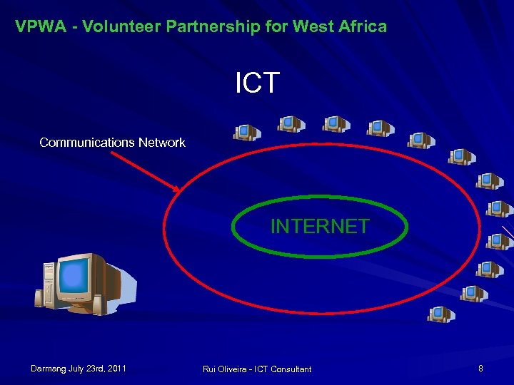 VPWA - Volunteer Partnership for West Africa ICT Communications Network INTERNET Darmang July 23