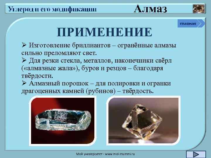 Штучні алмази у техніці проект