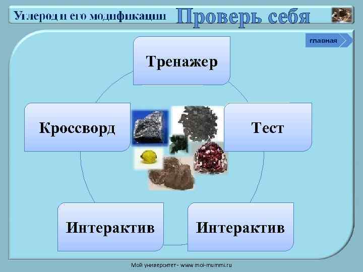 Проверь себя главная Тренажер Кроссворд Тест Интерактив Мой университет - www moi-mummi. ru 