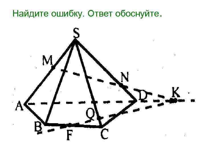 Найдите ошибку. Ответ обоснуйте. 
