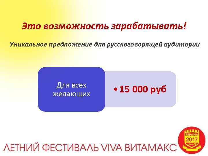 Это возможность зарабатывать! Уникальное предложение для русскоговорящей аудитории Для всех желающих • 15 000