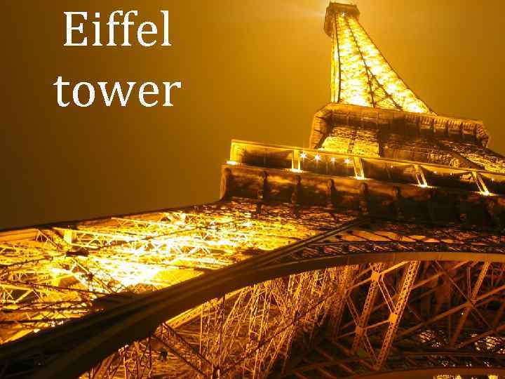 Eiffel tower 