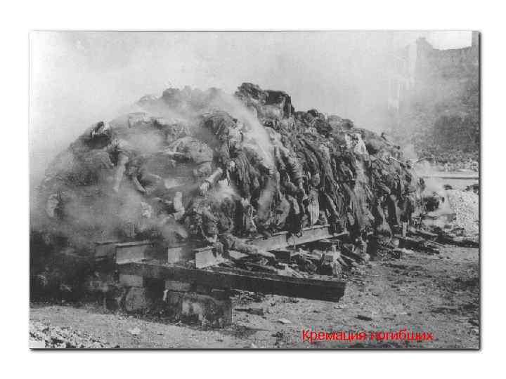 Кремация погибших 