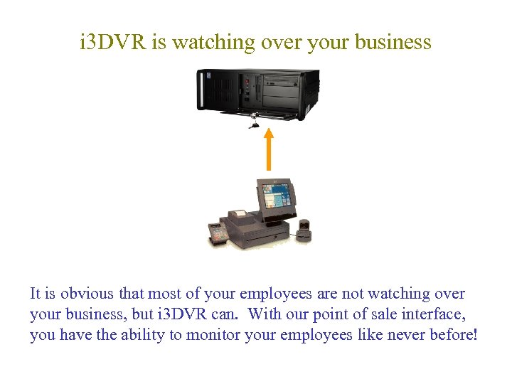 i 3 DVR is watching over your business It is obvious that most of